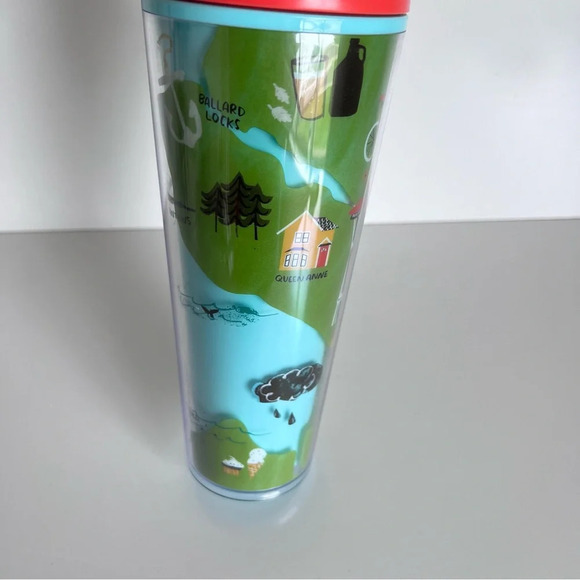 Starbucks Seattle Local Collection Cold Cup Tumbler Venti 24 oz - Picture 4 of 15